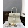 Delvaux Brillant MM Bag in Ivory Box Calf Leather 997