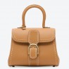 Delvaux Brillant PM Surpique Bag in Brown Rodeo Calf Leather 042