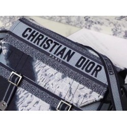 Dior Diorcamp Messenger Bag In Multicolor Tie Embroidery 594