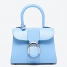 Delvaux Brillant Mini Bag in Azure Box Calf Leather 124