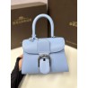 Delvaux Brillant Mini Bag in Azure Box Calf Leather 124