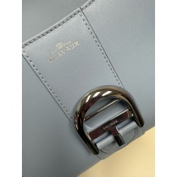 Delvaux Brillant Mini Bag in Azure Box Calf Leather 124