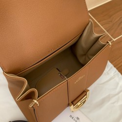 Delvaux Brillant Mini Bag in Brown Rodeo Calf Leather 193