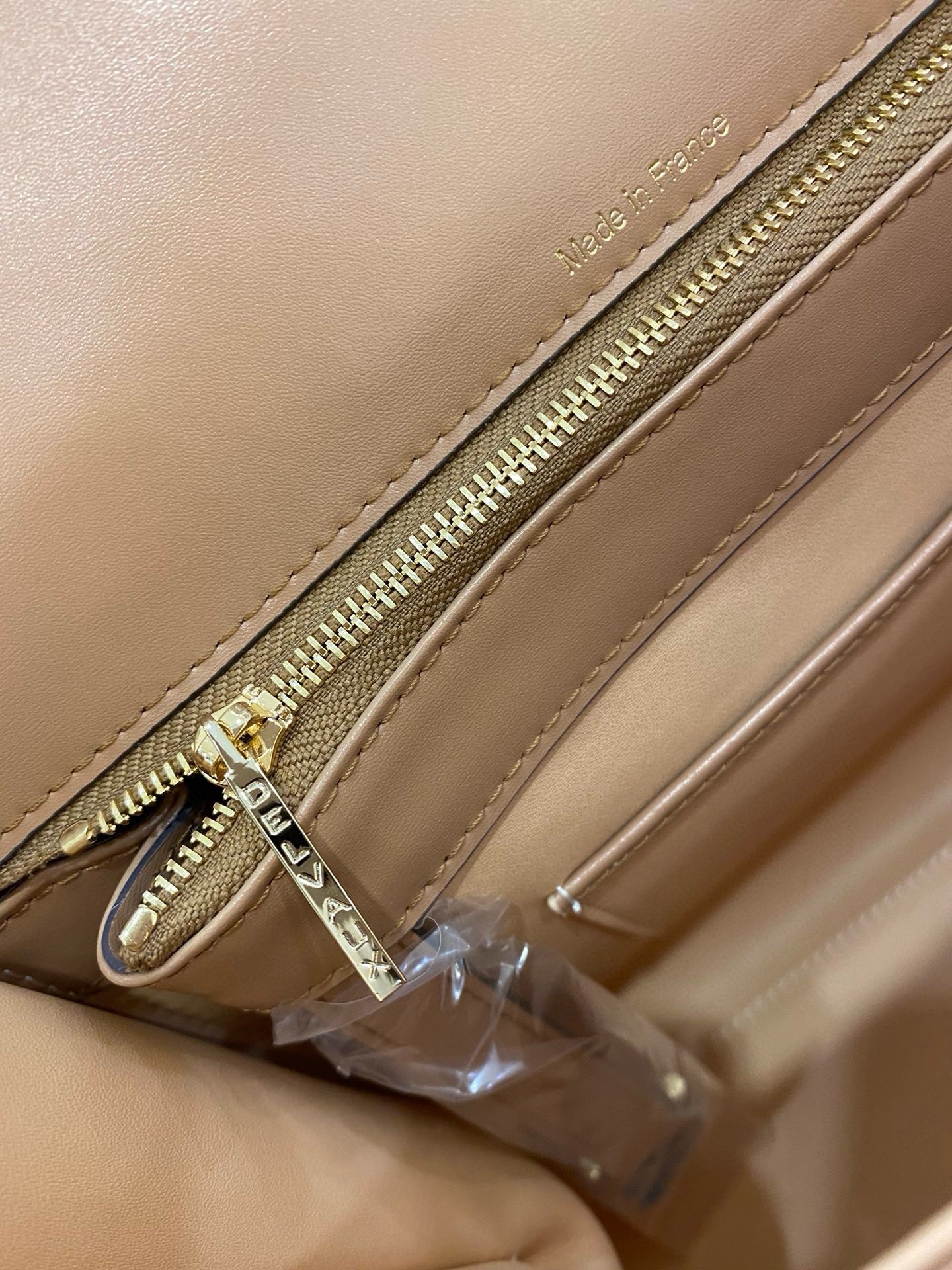 Delvaux Brillant MM Bag in Tender Beige Box Calf Leather 235