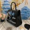 Delvaux Brillant L'Humour MM Bag in Black Box Calf Leather 937