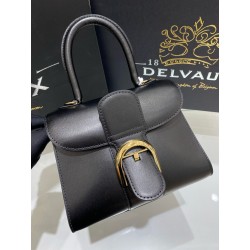 Delvaux Brillant Mini Bag in Black Box Calf Leather 528