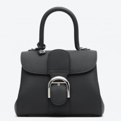 Delvaux Brillant Mini Bag in Black Rodeo Calf Leather 571