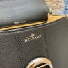 Delvaux Brillant Mini Bag in Black Rodeo Calf Leather 571