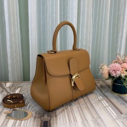 Delvaux Brillant MM Bag in Brown Rodeo Calf Leather 753