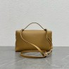 Loro Piana Extra Pocket Pouch L27 in Chai Grained Leather 934