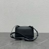 Loro Piana Extra Pocket Pouch L19 in Navy Blue Grained Leather 969