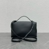 Loro Piana Extra Pocket Pouch L27 in Navy Blue Grained Leather 080