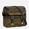 Dior Diorcamp Messenger Bag In Green Camouflage Canvas 666