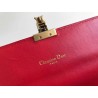 Dior DiorAddict Continental Wallet In Red Lambskin 586