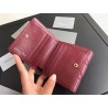 Dior French DiorAddict Wallet In Bordeaux Lambskin 310