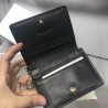 Dior Mini Lady Dior Wallet In Black Lambskin 424