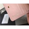 Dior French DiorAddict Wallet In Pink Lambskin 461