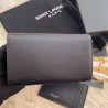 Saint Laurent WOC Uptown Chain Wallet In Black Leather 230