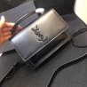 Saint Laurent WOC Sunset Chain Wallet All Black 294