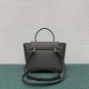 Celine Belt Nano Bag In Grey Grained Calfskin 043