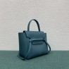 Celine Belt Nano Bag In Prussian Blue Grained Calfskin 356