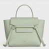 Celine Belt Nano Bag In Vert D'eau Grained Calfskin 889