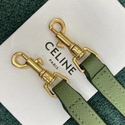 Celine Belt Nano Bag In Light Khaki Grained Calfskin 690