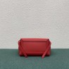 Celine Belt Nano Bag In Red Grained Calfskin 546