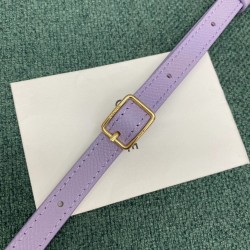 Celine Belt Nano Bag In Lilas Grained Calfskin 704