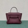 Celine Belt Nano Bag In Bordeaux Grained Calfskin 722