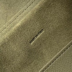 Celine Micro Belt Bag In Army Green Grained Calfskin 602