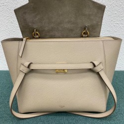 Celine Micro Belt Bag In Light Taupe Grained Calfskin 631