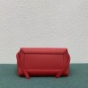 Celine Micro Belt Bag In Red Grained Calfskin 680