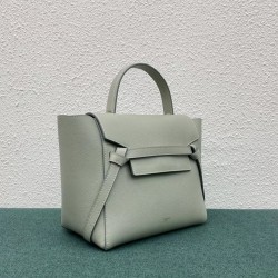 Celine Micro Belt Bag In Vert D'eau Grained Calfskin 719