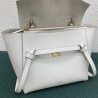 Celine Micro Belt Bag In White Grained Calfskin 737