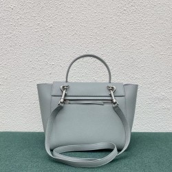 Celine Micro Belt Bag In Mineral Grained Calfskin 798