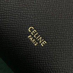 Celine Belt Mini Bag In Black Grained Calfskin 772