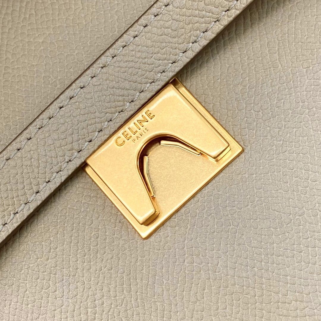 Celine Belt Mini Bag In Light Taupe Grained Calfskin 824