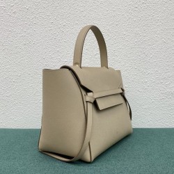 Celine Belt Mini Bag In Light Taupe Grained Calfskin 824