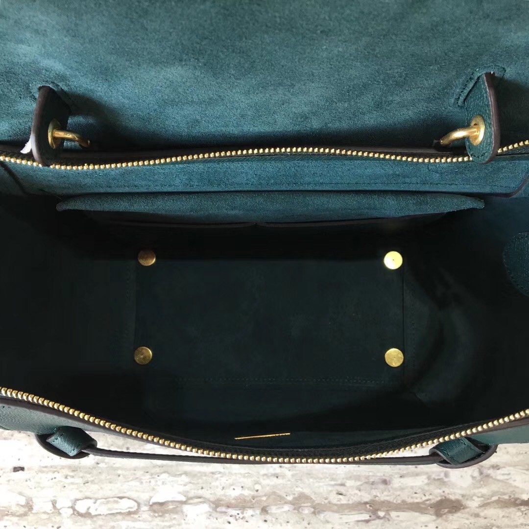 Celine Belt Mini Bag In Amazone Grained Calfskin 228