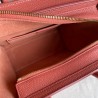 Celine Nano Luggage Tote Bag In Orange Drummed Calfskin 722