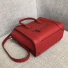 Celine Nano Luggage Tote Bag In Red Drummed Calfskin 891
