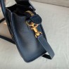 Celine Nano Luggage Tote Bag In Navy Blue Drummed Calfskin 542
