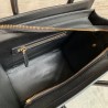 Celine Micro Luggage Tote Bag In Black Smooth Calfskin 863