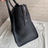 Celine Mini Luggage Tote Bag In Black Drummed Calfskin 024