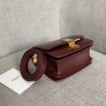 Celine Classic Box Small Bag In Bordeaux Box Calfskin 406