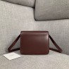 Celine Classic Box Small Bag In Bordeaux Box Calfskin 406