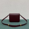 Celine Classic Box Teen Bag In Burgundy Box Calfskin 695