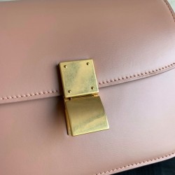 Celine Classic Box Teen Bag In Antique Rose Box Calfskin 325