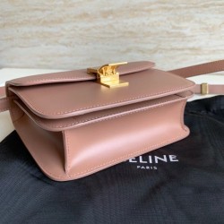 Celine Classic Box Teen Bag In Antique Rose Box Calfskin 325